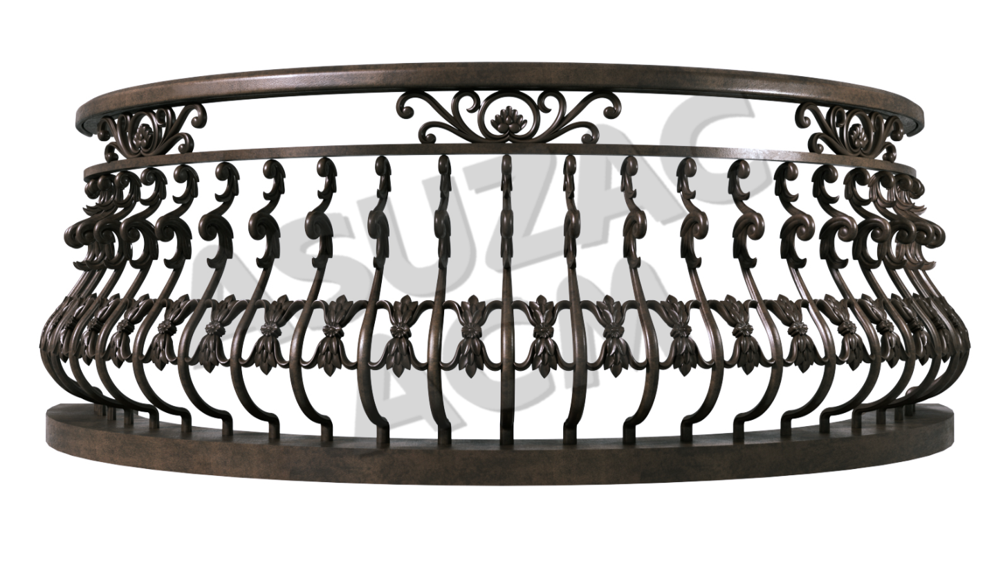 Crescent Fleur Balustrade