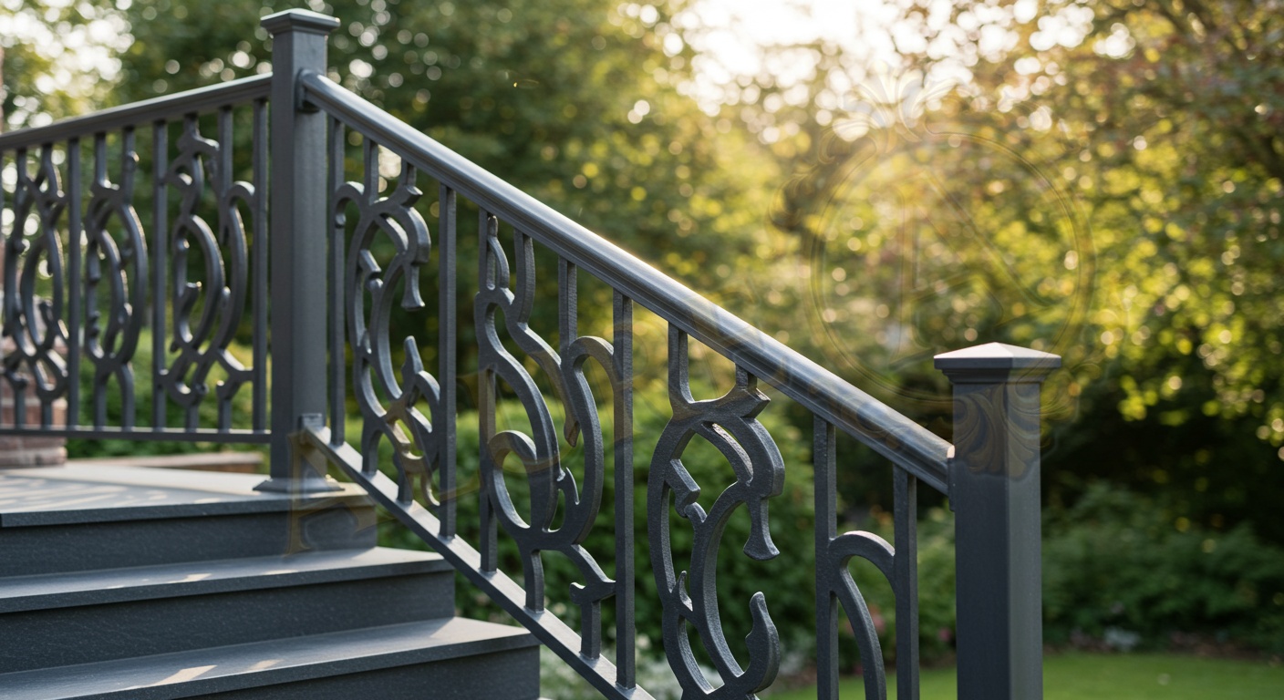 Floral Scroll Balustrade