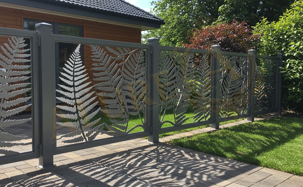 Shadow Fern Panel Fence