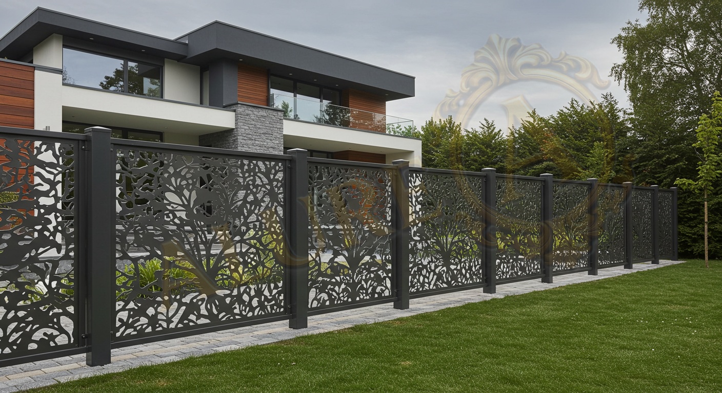 TreeSilhouette Panel Fence